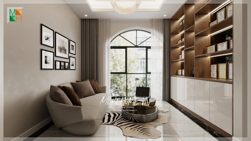 Mẫu thiết kế phòng khách ấn tượng và đặc biệt dành cho không gian sống của gia đình.